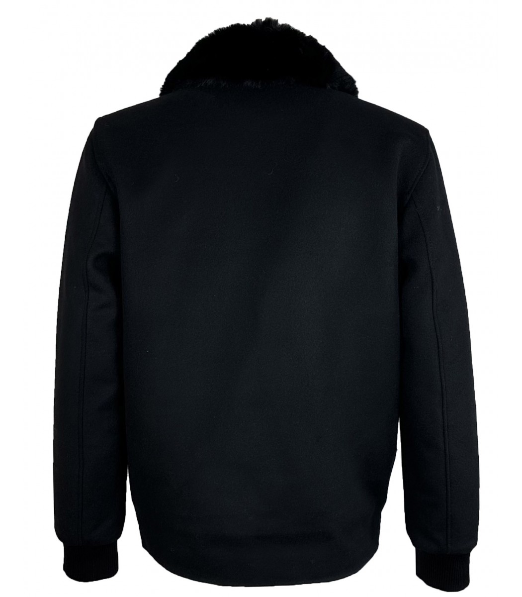 Черная кашемировая куртка Billionaire 1123-1 Черная кашемировая куртка Billionaire 1123-1