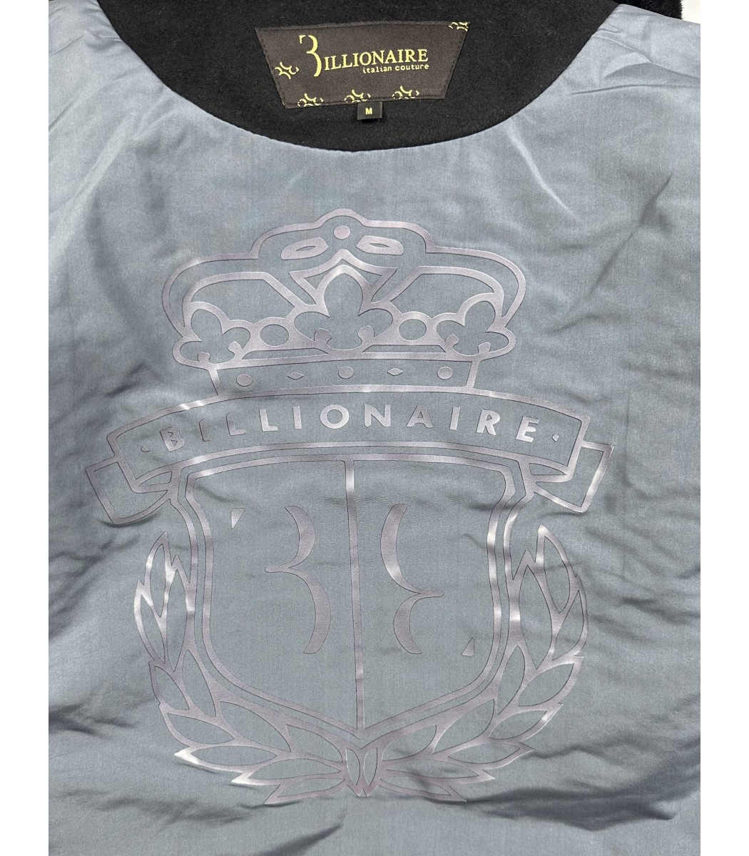 Черная кашемировая куртка Billionaire 1123-1 Черная кашемировая куртка Billionaire 1123-1