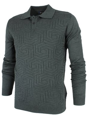 Темно-серое поло Brioni 7735-4