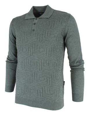 Серое поло Brioni 7735-5