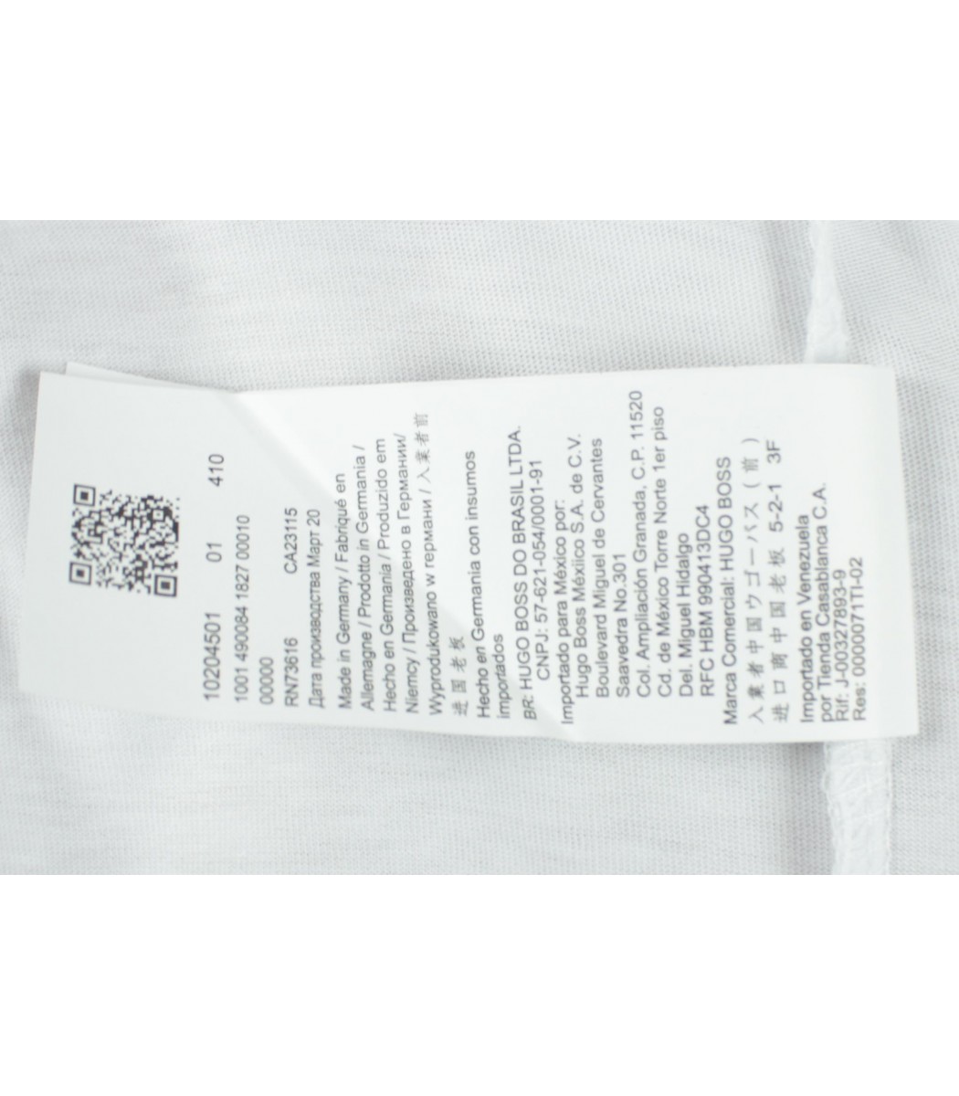 Белая футболка Hugo Boss 53030-3
