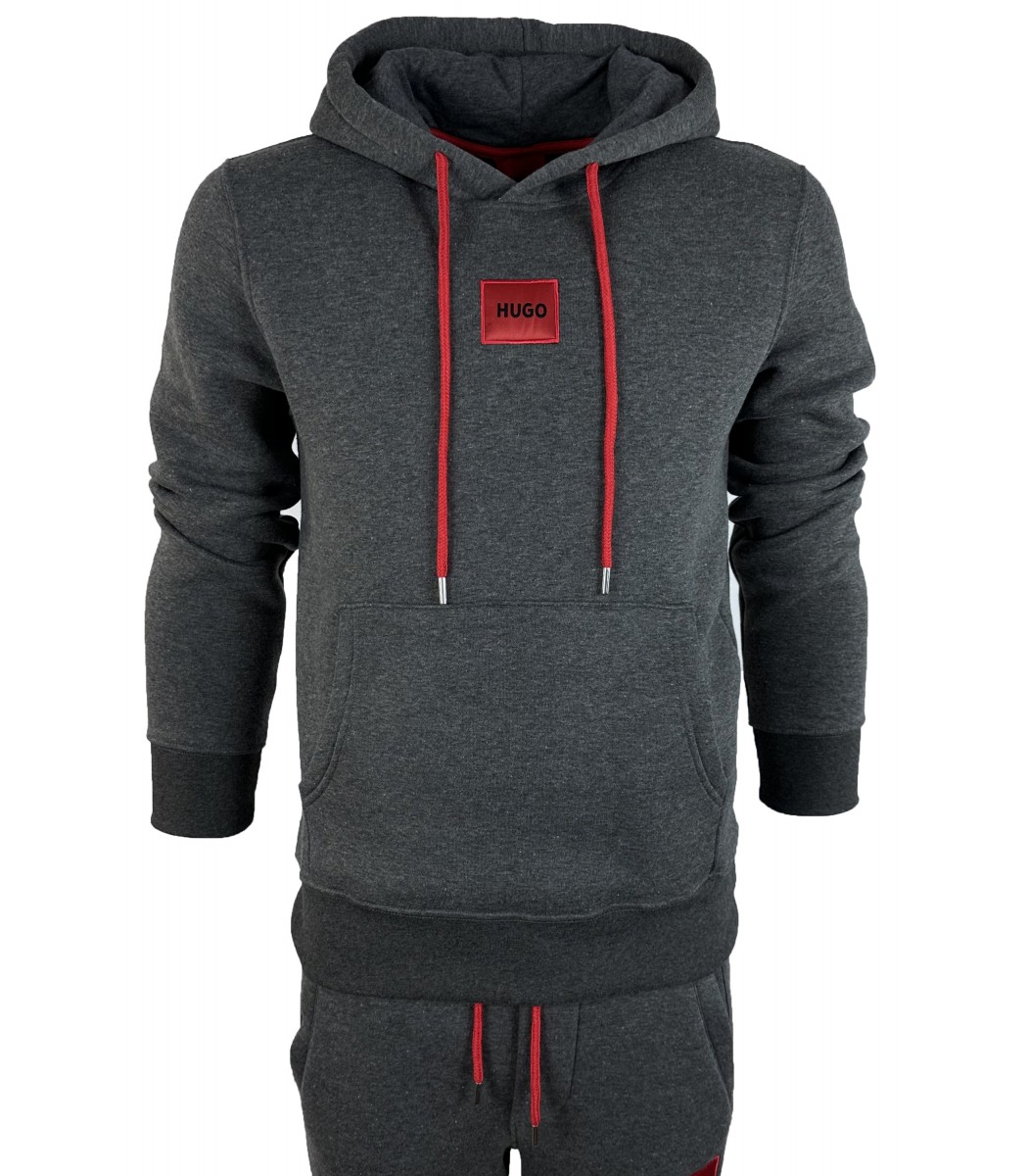 Серый спортивный костюм на флисе Hugo Boss HB2009-17