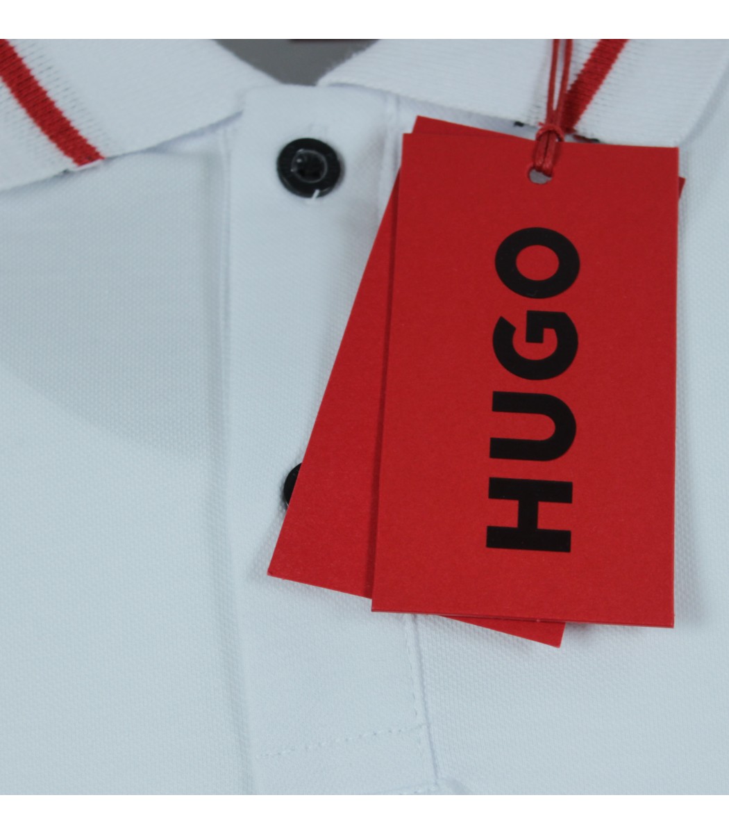 Белая футболка поло Hugo Boss 53454-3