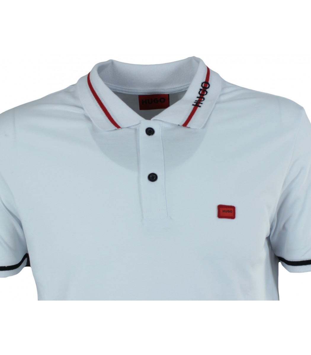 Белая футболка поло Hugo Boss 53454-3