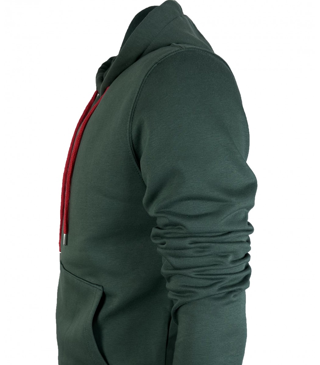 Зеленый спортивный костюм на флисе Hugo Boss HB2009-11