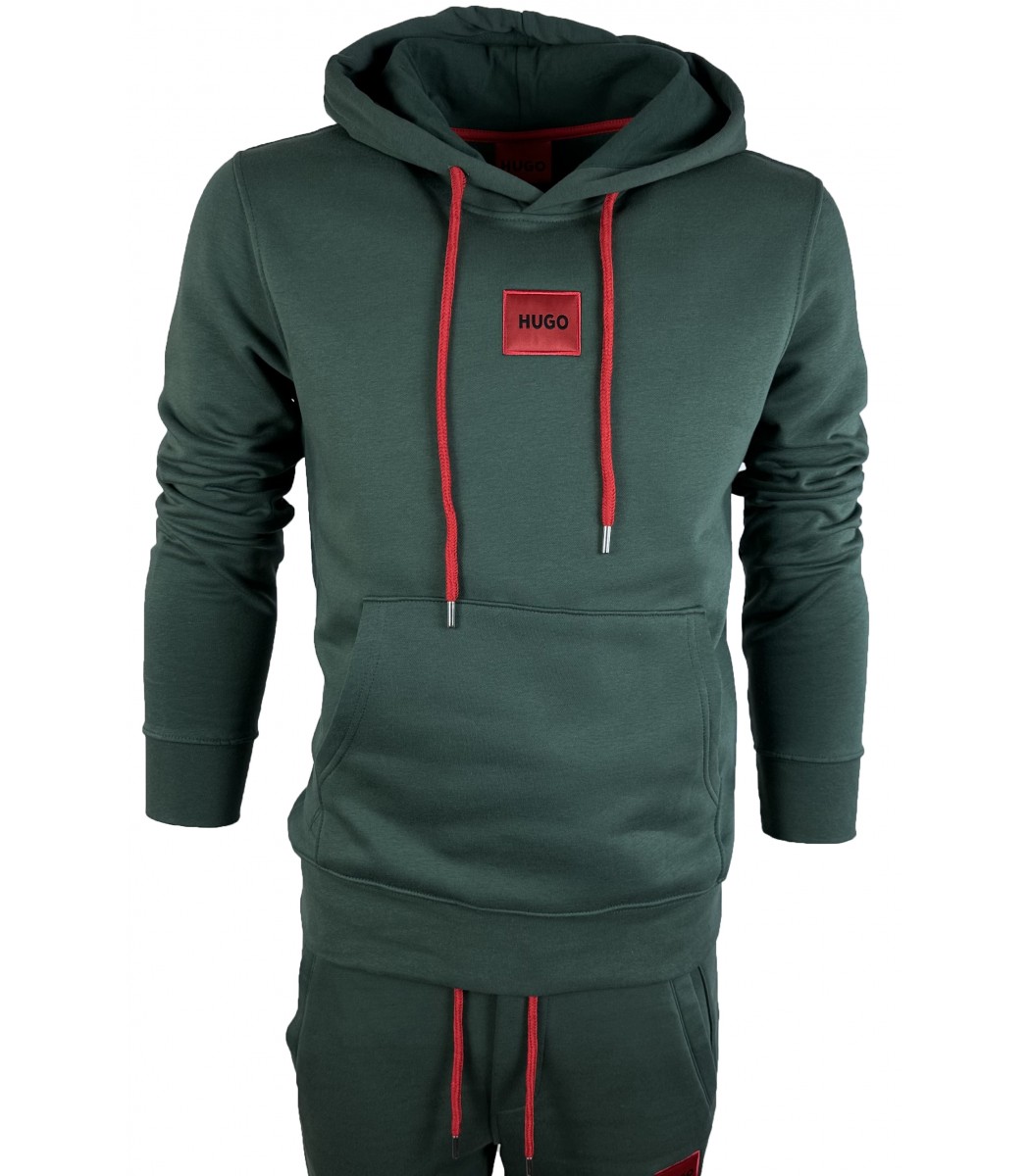 Зеленый спортивный костюм на флисе Hugo Boss HB2009-11