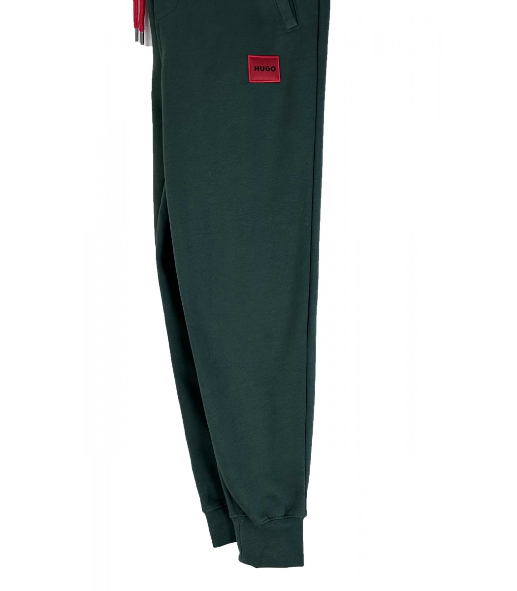 Зеленый спортивный костюм на флисе Hugo Boss HB2009-11