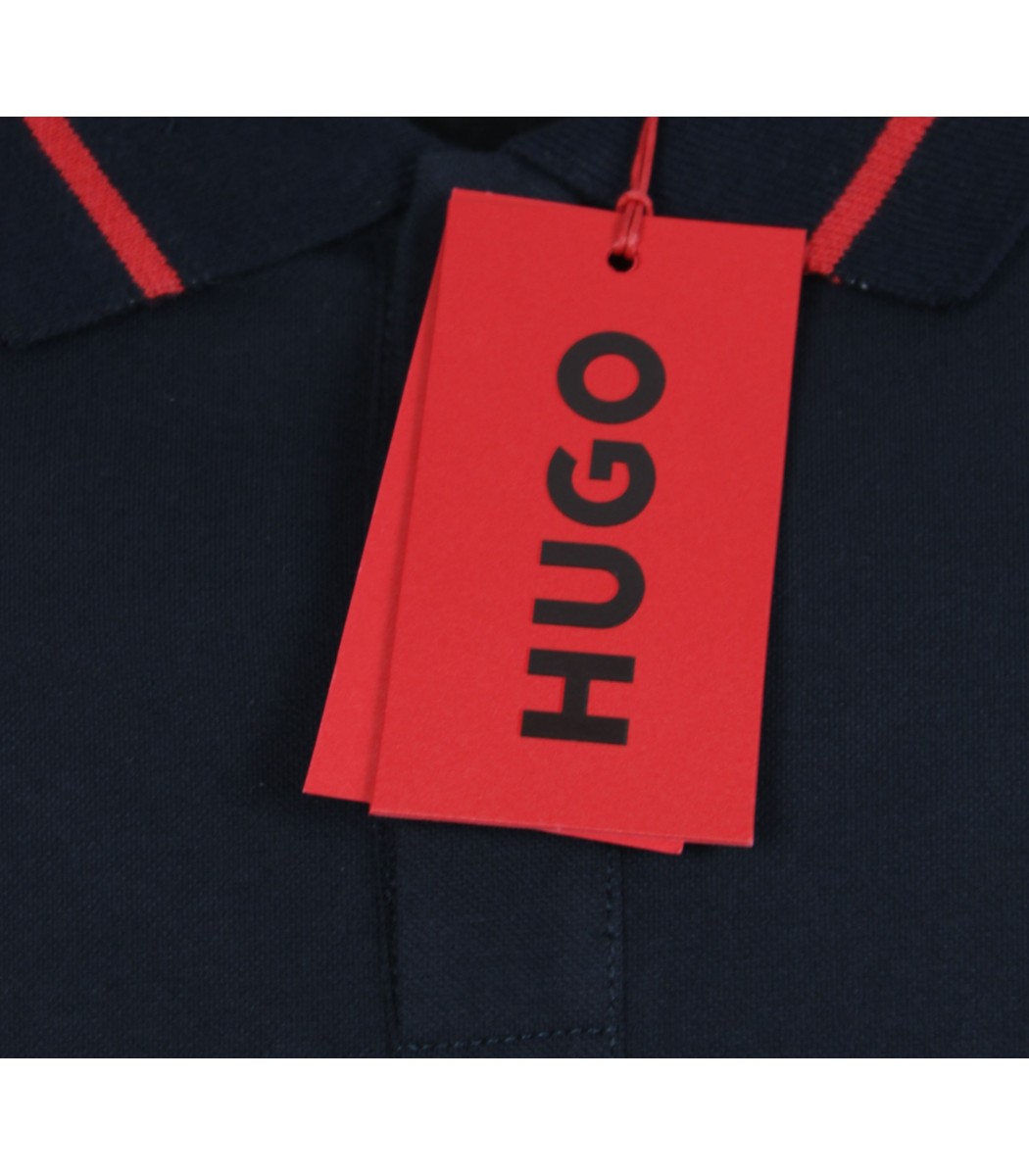Темно-синия футболка поло Hugo Boss 53454-2