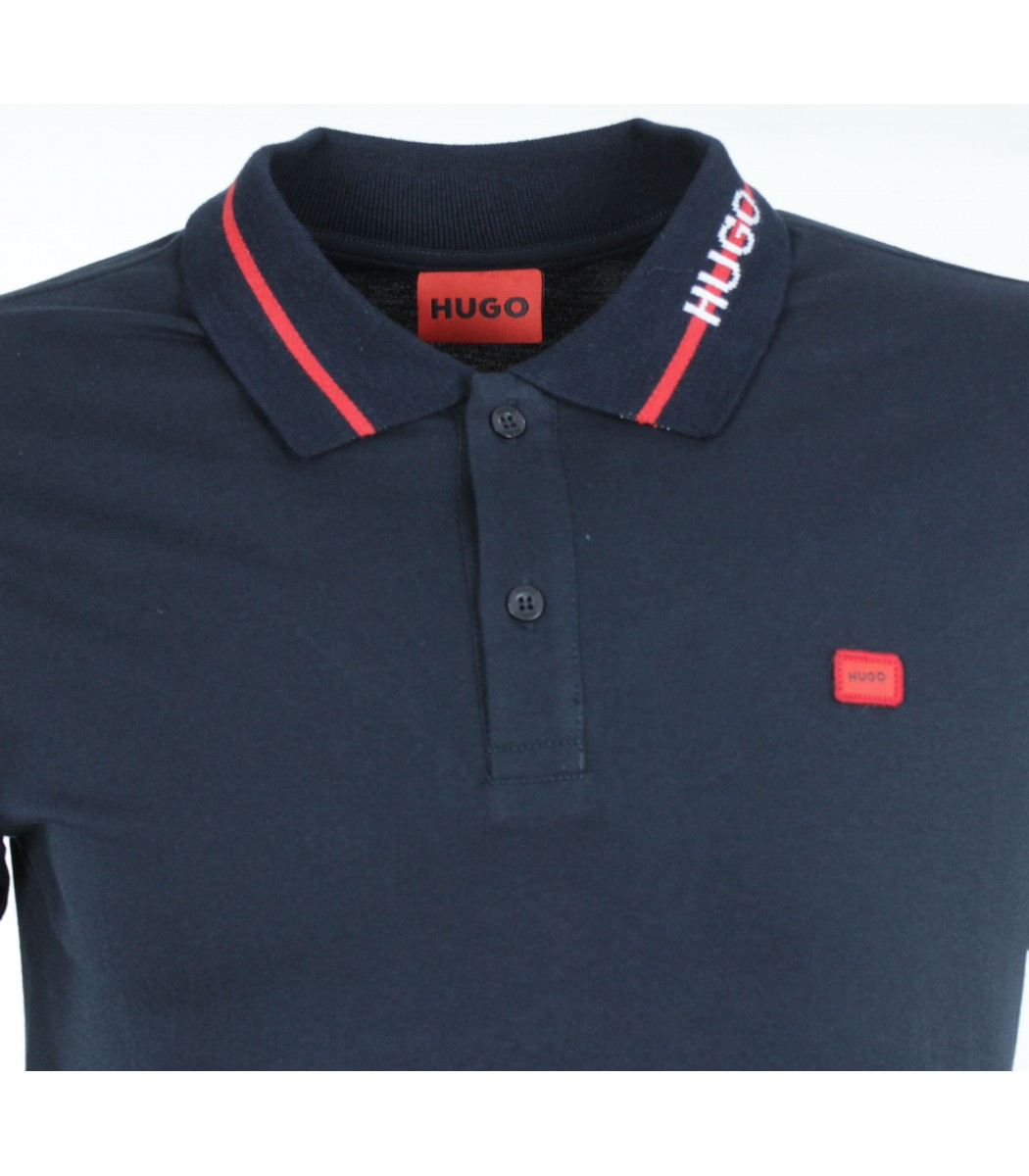 Темно-синия футболка поло Hugo Boss 53454-2