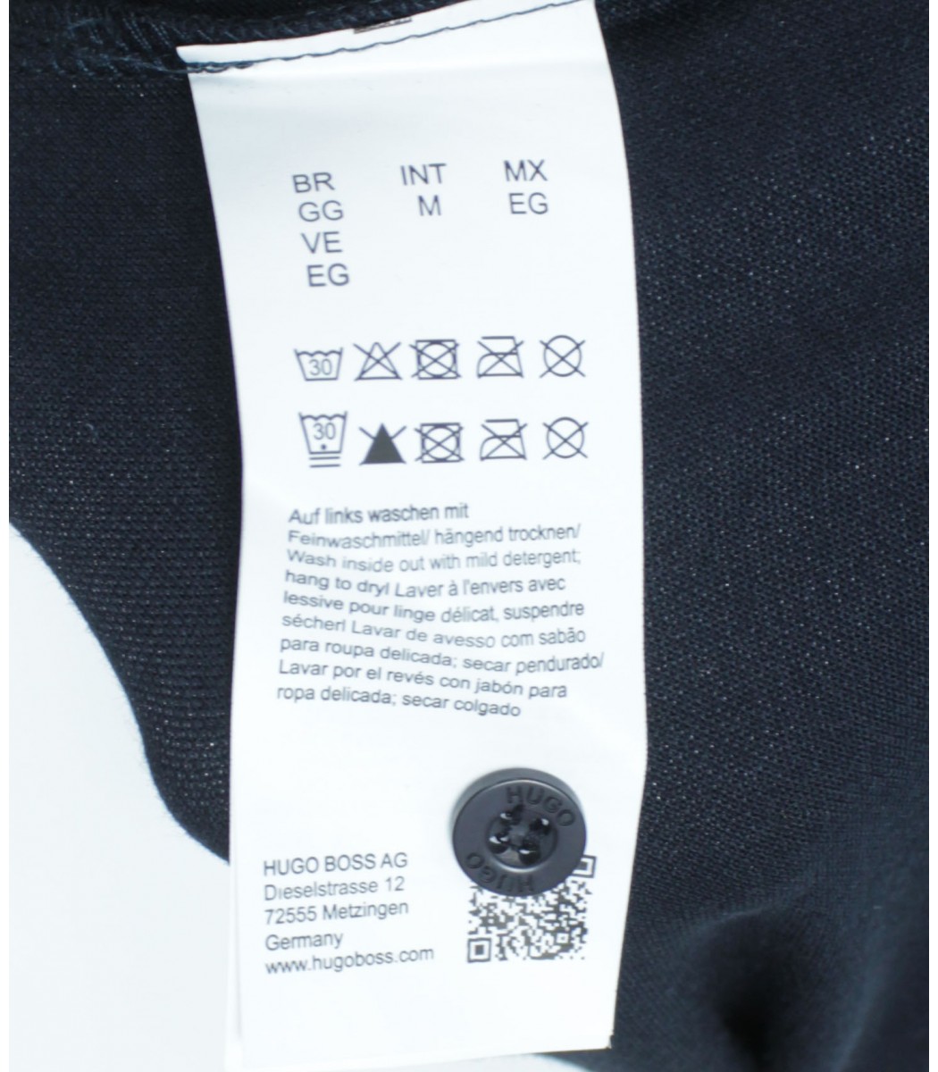 Темно-синия футболка поло Hugo Boss 53454-2