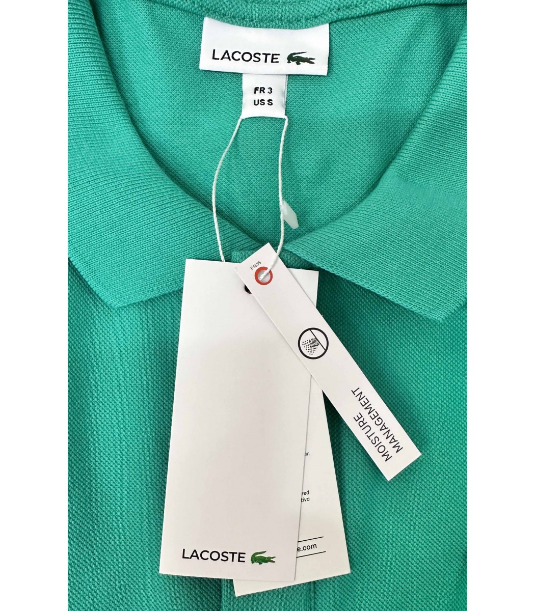 Зеленая футболка поло Lacoste LC2-11