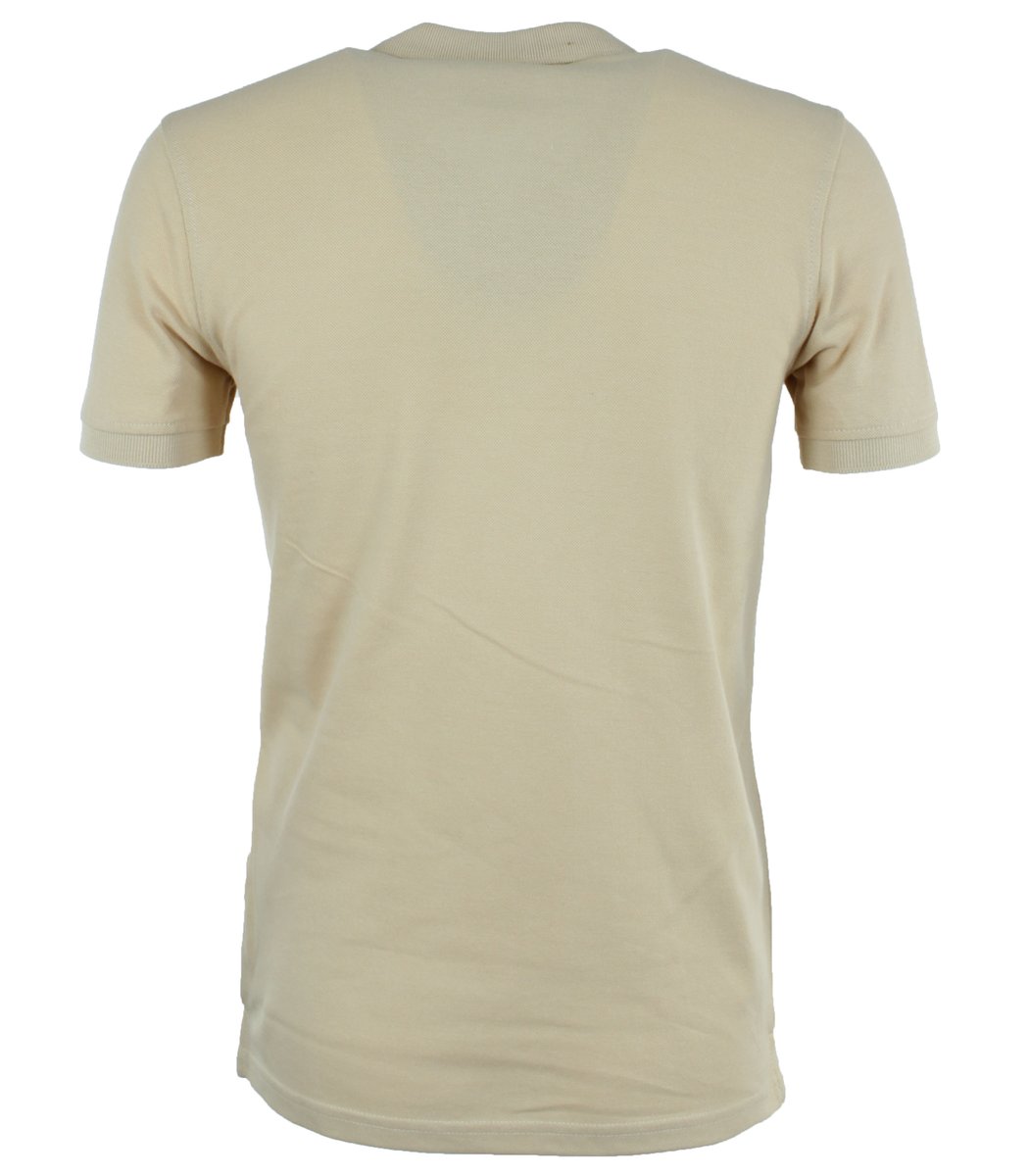 Бежевая футболка поло Lacoste LC2-13