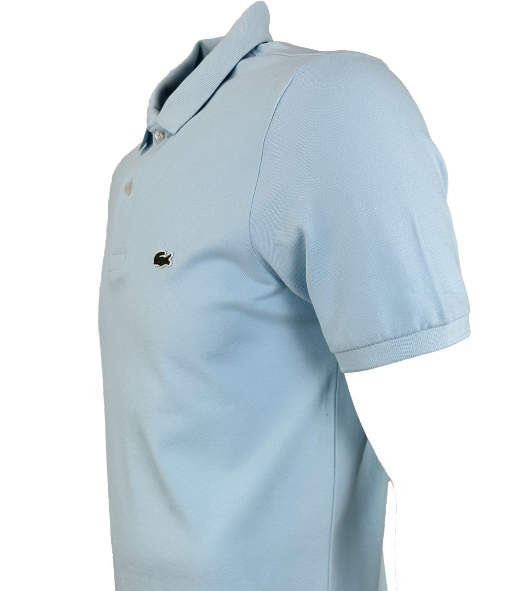 Светло-голубой футболка поло Lacoste LC2-15