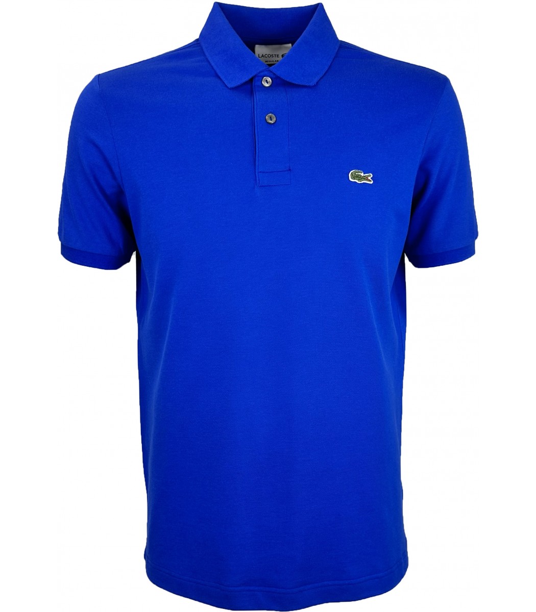 Синяя футболка поло Lacoste LC2-4