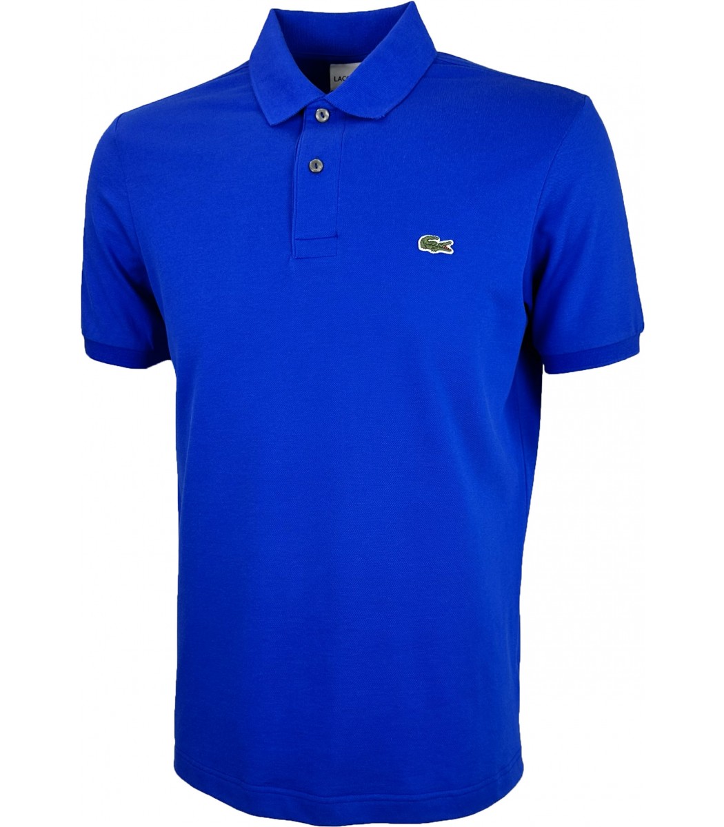 Синяя футболка поло Lacoste LC2-4