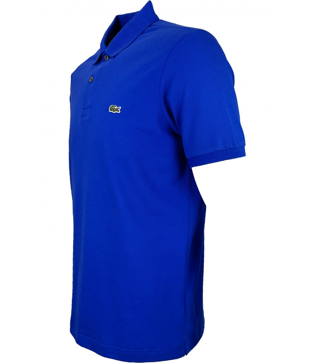 Синяя футболка поло Lacoste LC2-4