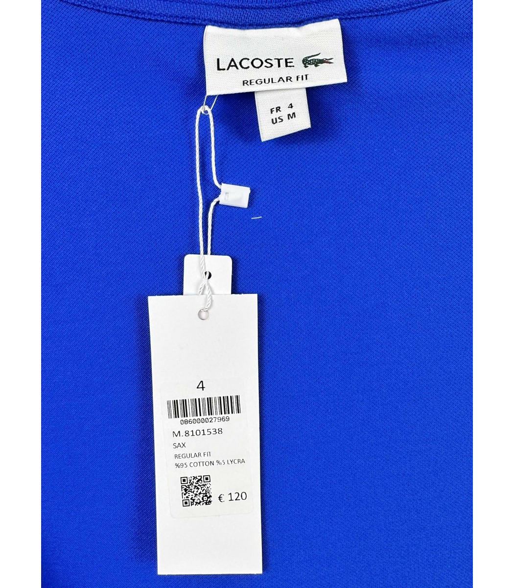 Синяя футболка поло Lacoste LC2-4