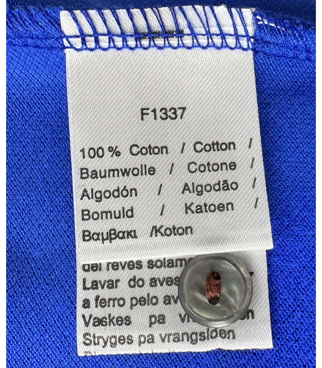 Синяя футболка поло Lacoste LC2-4