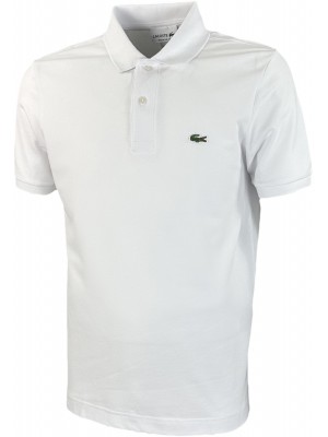 Белая футболка поло Lacoste LC2-3