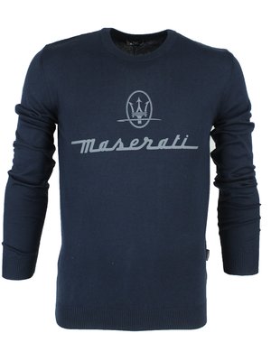 Темно-синий джемпер Maserati 7805-2