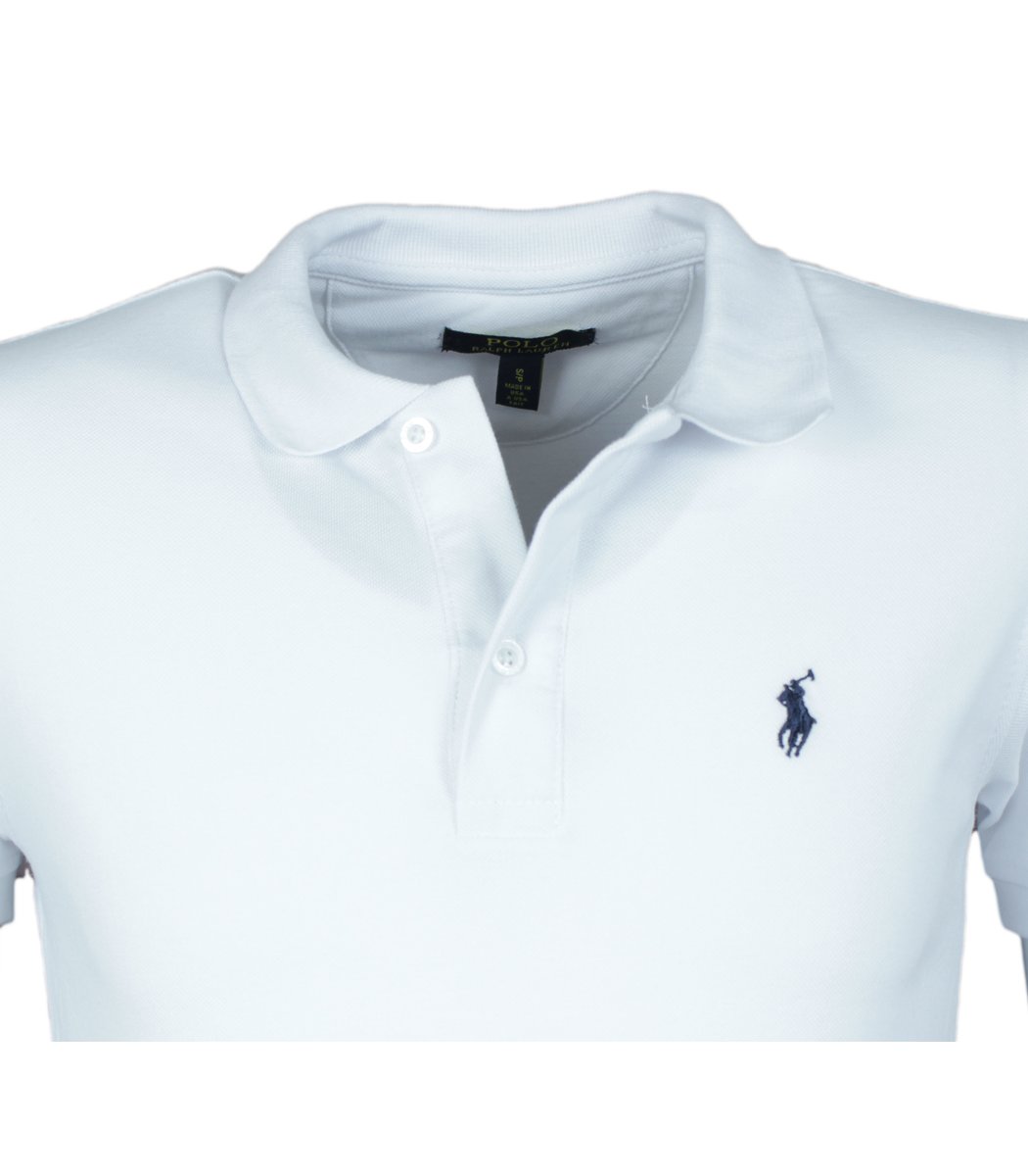 Белая футболка поло Polo Ralph Lauren R8-3