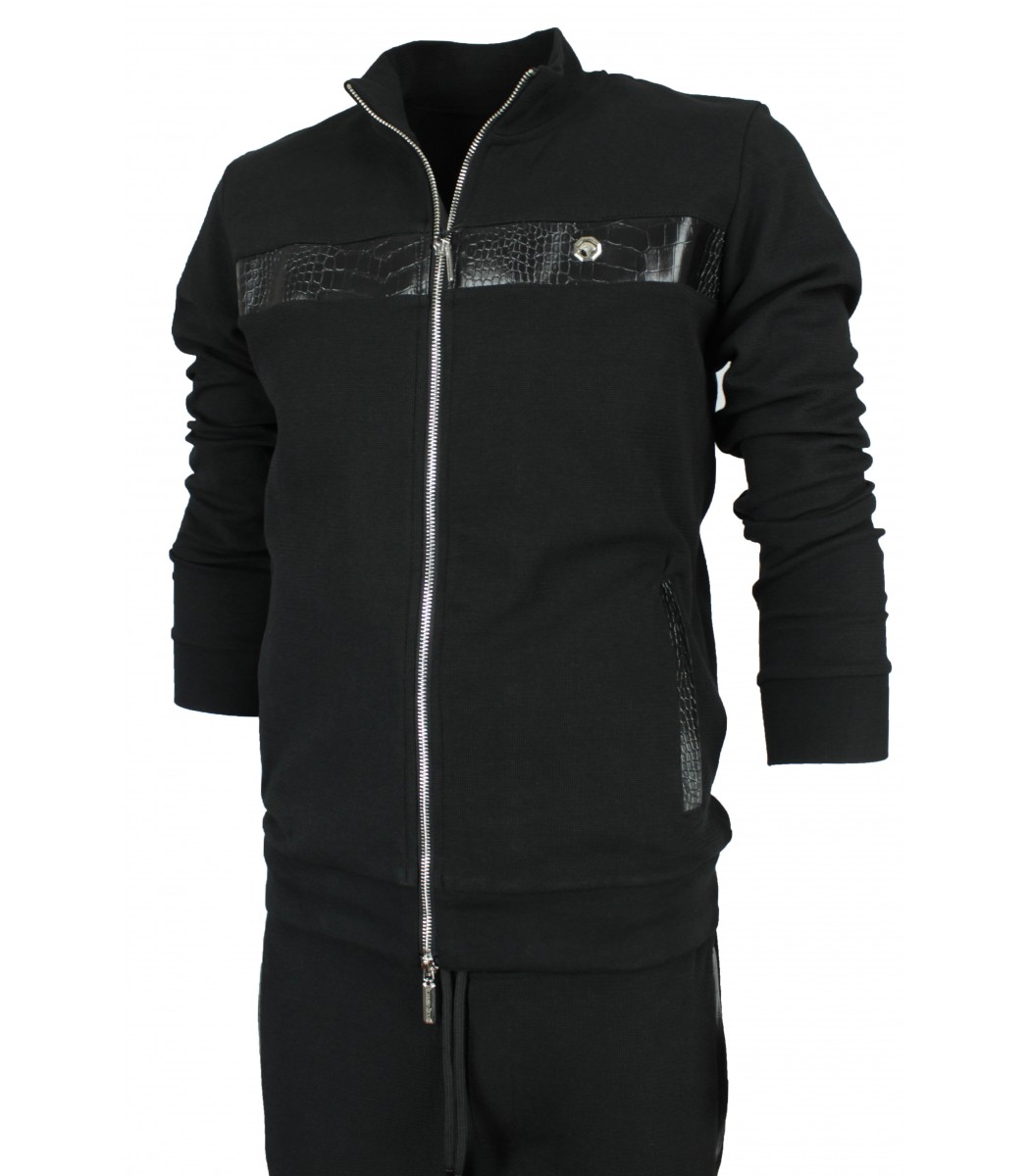 Черный спортивный костюм Stefano Ricci 13190-1