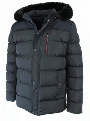 Темно-синий пуховик Tommy Hilfiger 6831-1