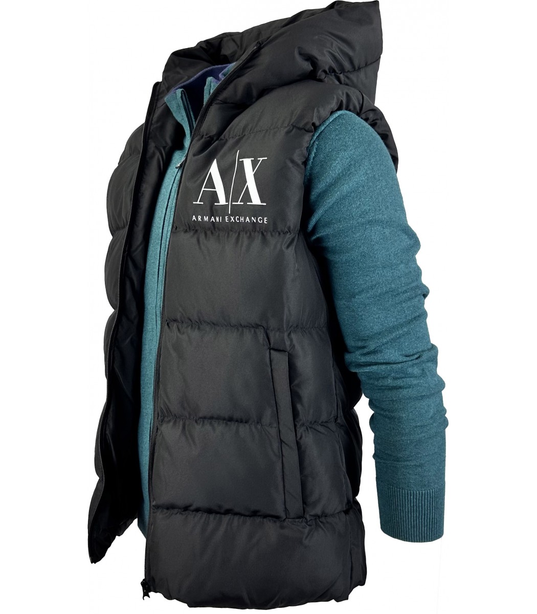 Купить - Черная жилетка Armani Exchange 2033-1-2033-1 - в интернет ...