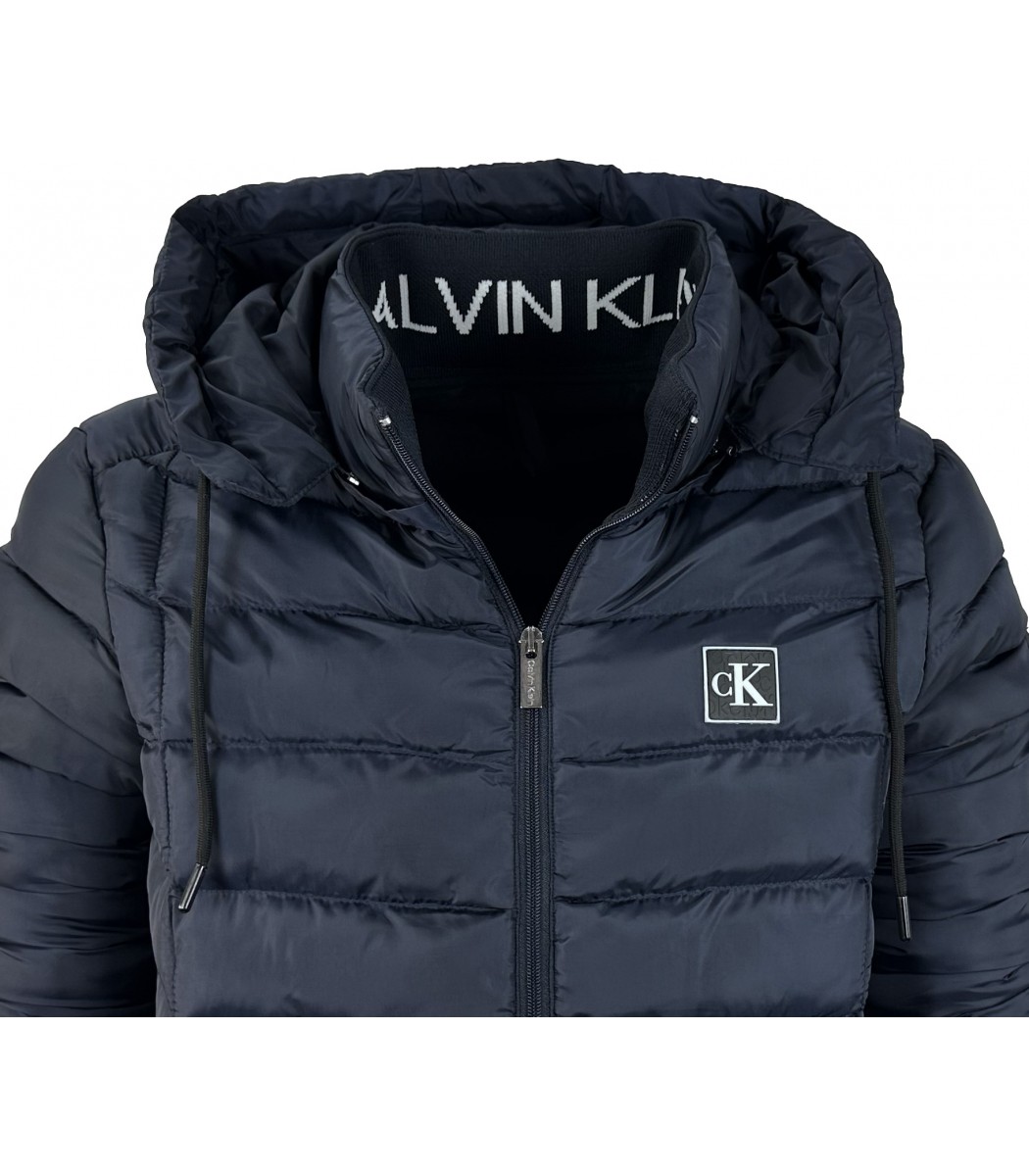 Купить - Темно-синий пуховик Calvin Klein 2501-2- - в интернет магазине ...