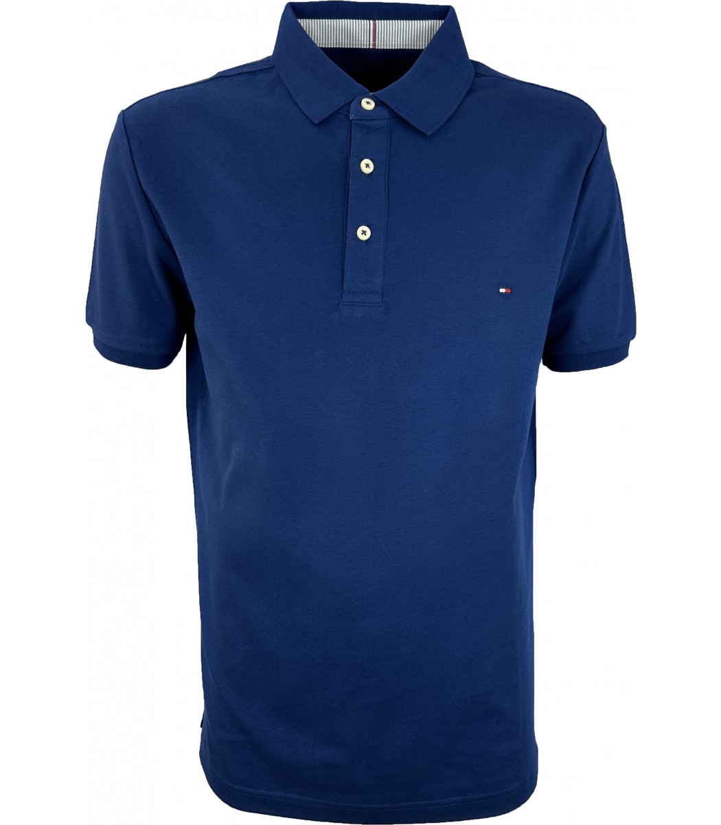 Купить - Синяя футболка поло Tommy Hilfiger 14-682-4-14-682-4 - в ...