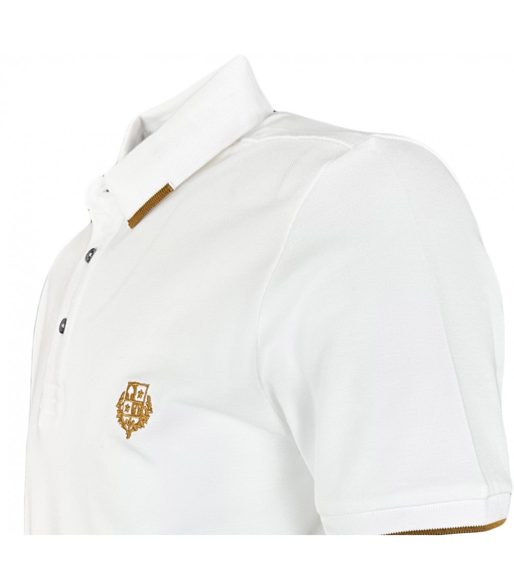 Купить - Белая футболка поло Loro Piana 15-286-3-15-286-3 - в интернет ...