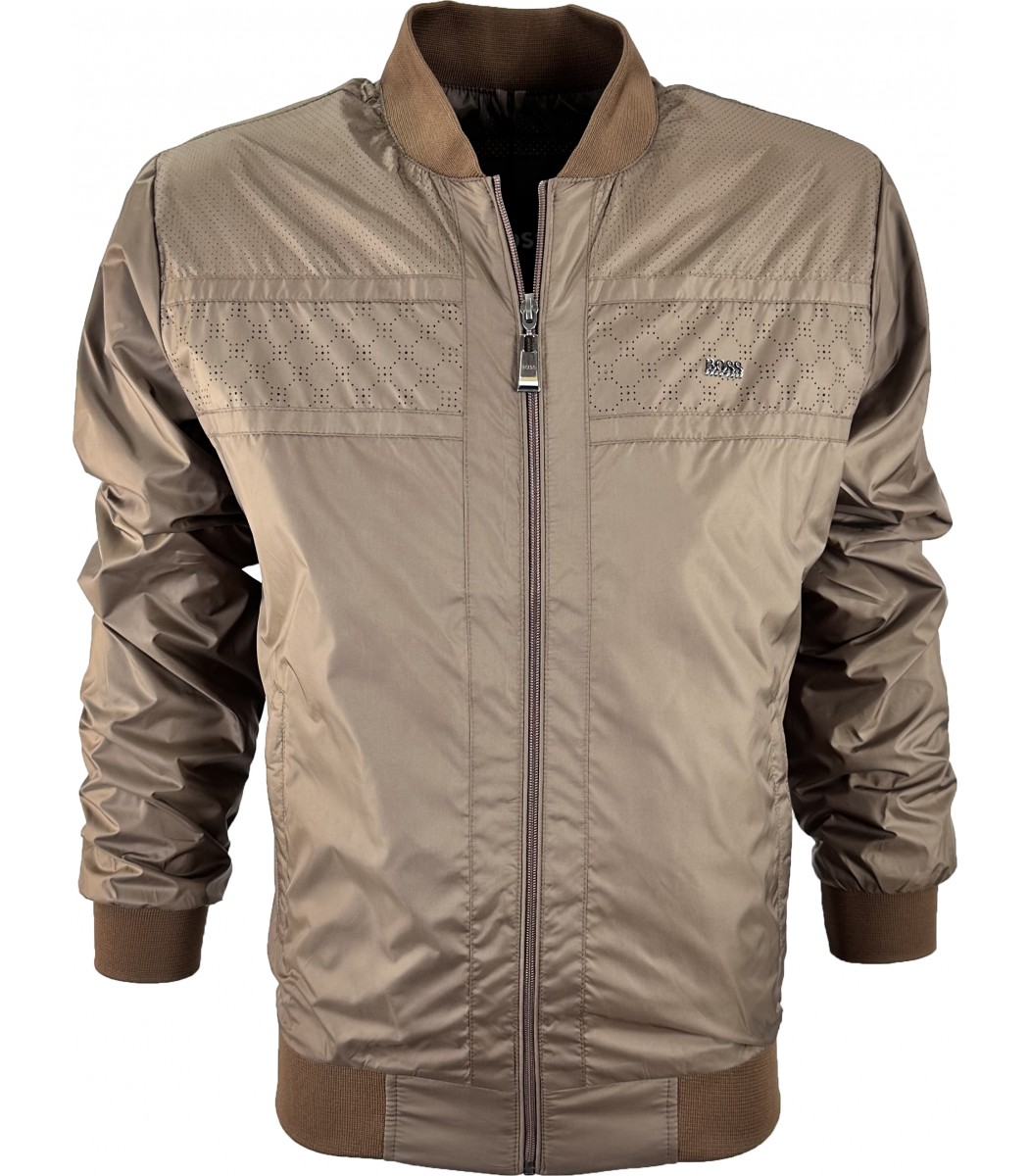 Купить - Коричневая ветровка Hugo Boss 5221-38-5221-38 - в интернет ...
