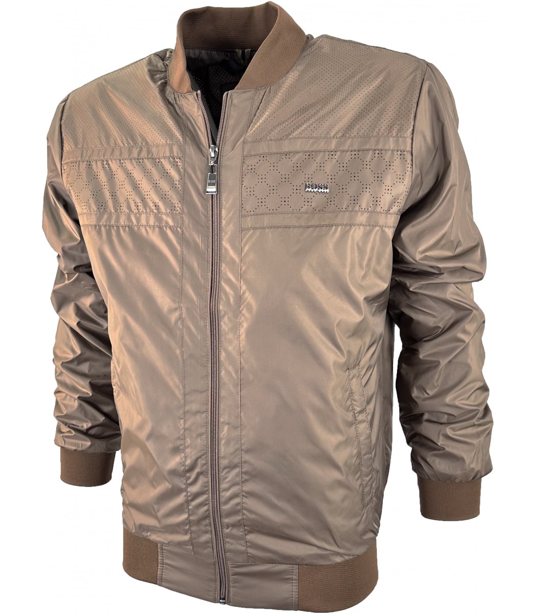 Купить - Коричневая ветровка Hugo Boss 5221-38-5221-38 - в интернет ...